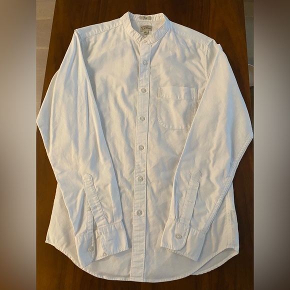 J. Crew Men’s Slim-fit White Oxford Shirt - Picture 3 of 6